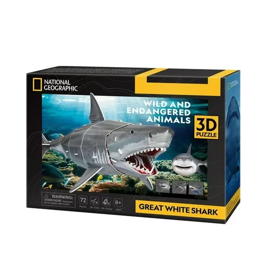 National Geographic Puzzle 3D - Grand Requin Blanc
